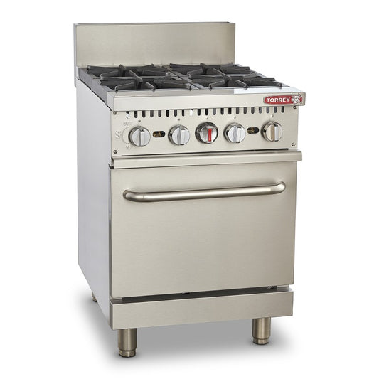 Estufa a gas 4 quemadores y horno EST-4QHG