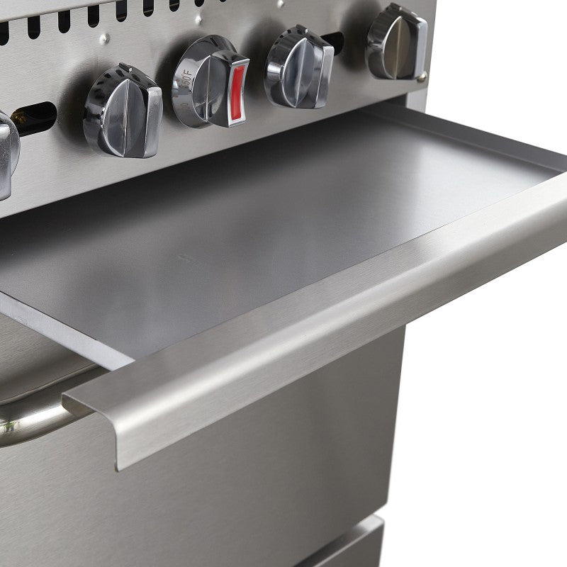Estufa a gas 4 quemadores y horno EST-4QHG