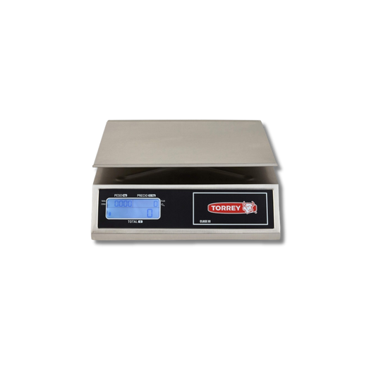 Báscula Comercial de Acero Inoxidable Grande MFQ40Kg