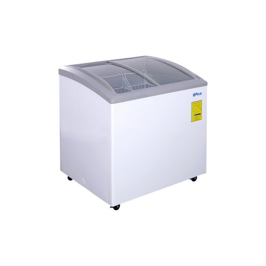 Congelador Horizontal Tapa De Cristal Curvo 8 Pies