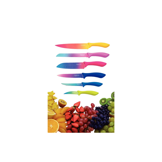 Juego de Cuchillos Tramontina Colorcut 6pzas