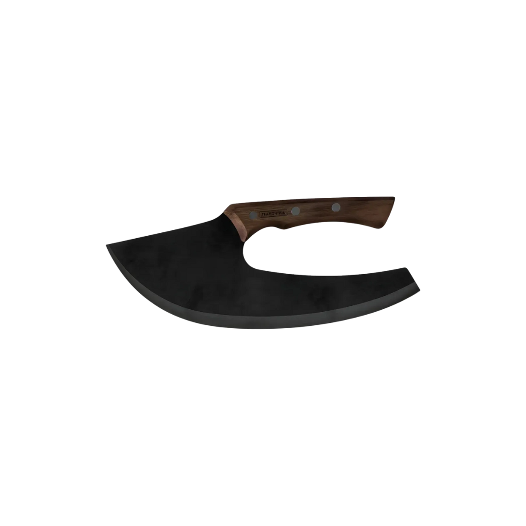 Cuchillo Tramontina Huchuela Churrasco Marron Obscuro