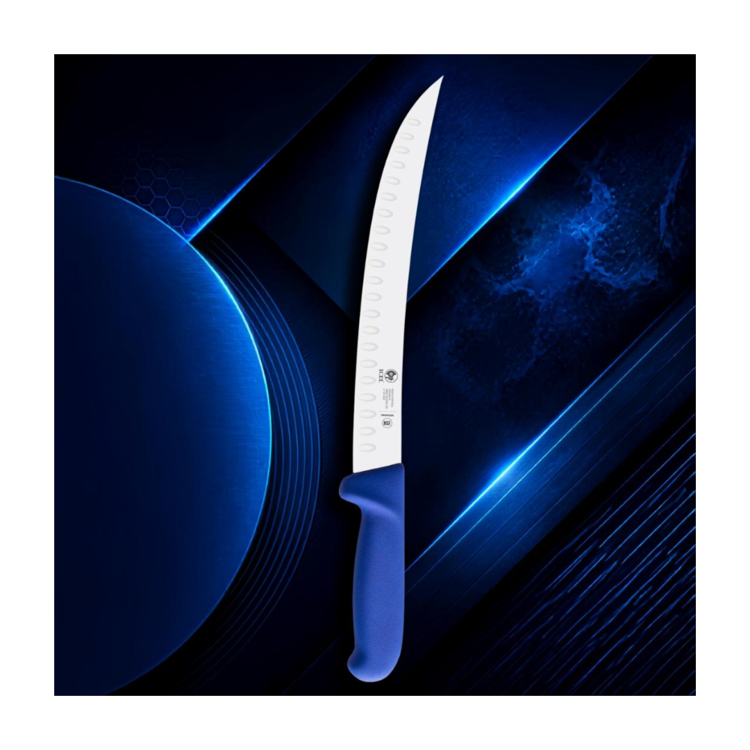 Cuchillo 10” Bistecero Troquelado Mango Azul PROFLEX