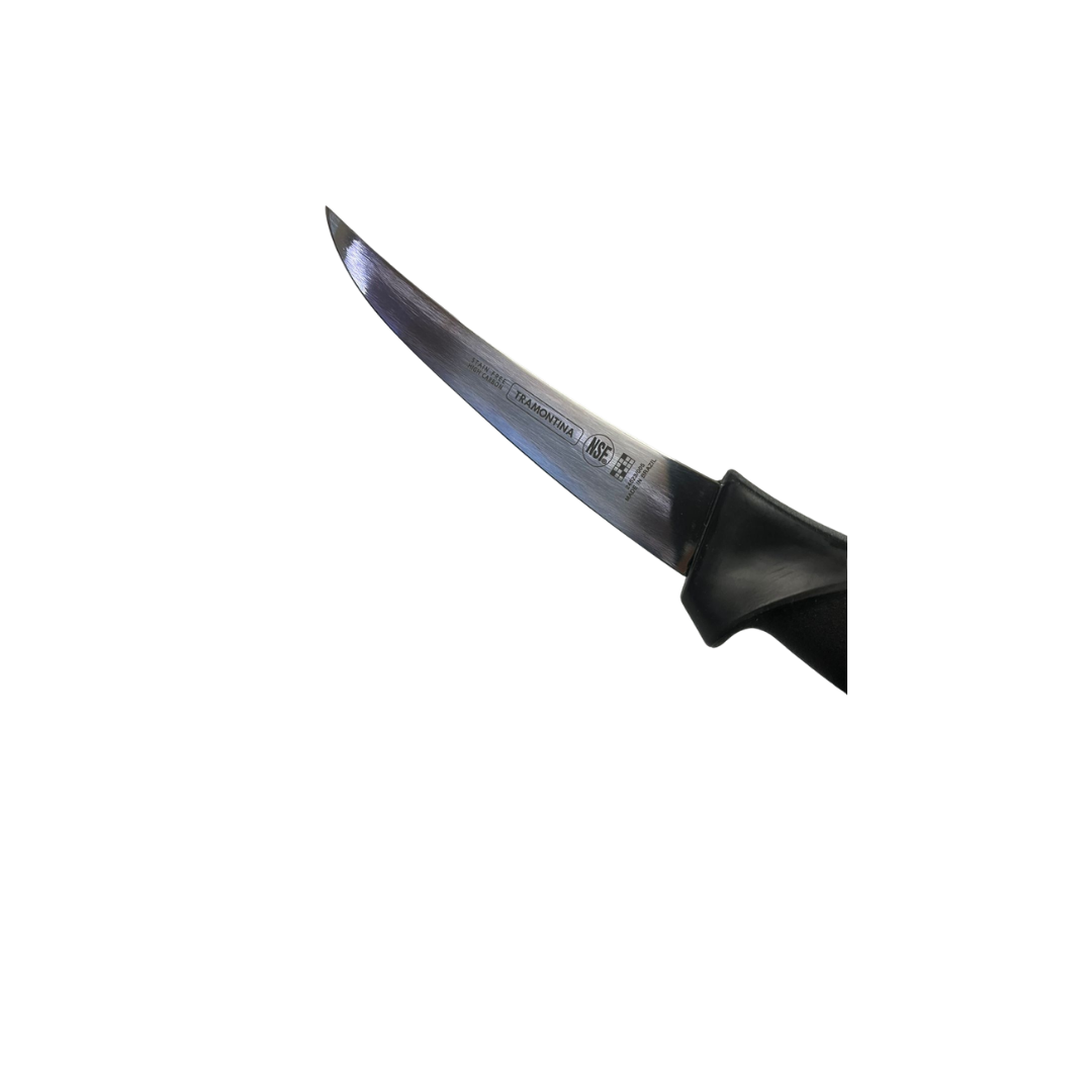 Cuchillo Deshuesar 5" Curvo Flexible Negro