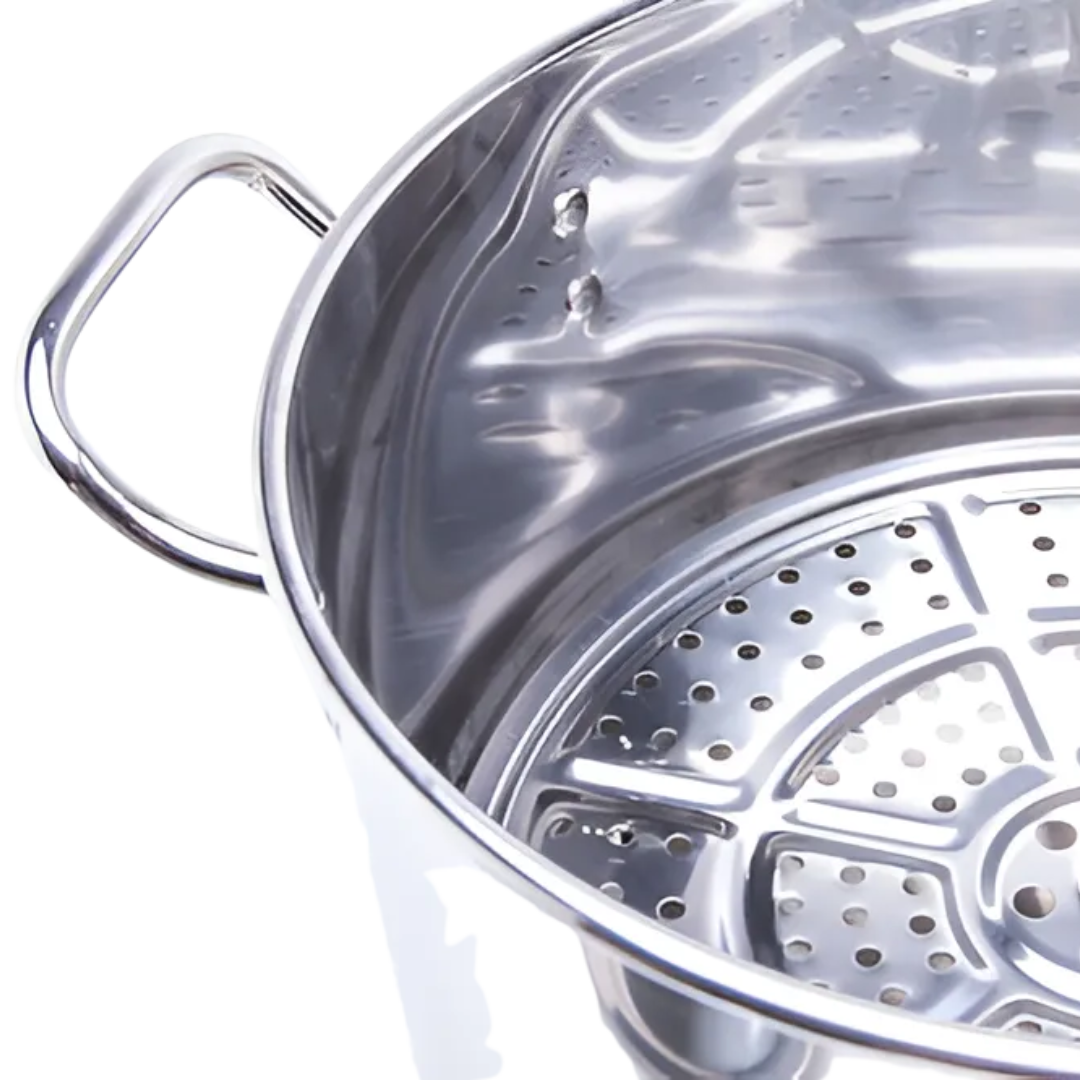 Vaporera 79 Litros Alpro Acero Inoxidable 201, Cal. 18, Nsf Color Acero Inoxidable