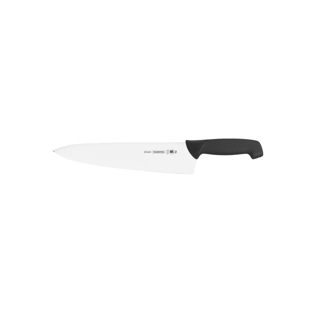 Cuchillo Punta Centro 12" Flexible Negro