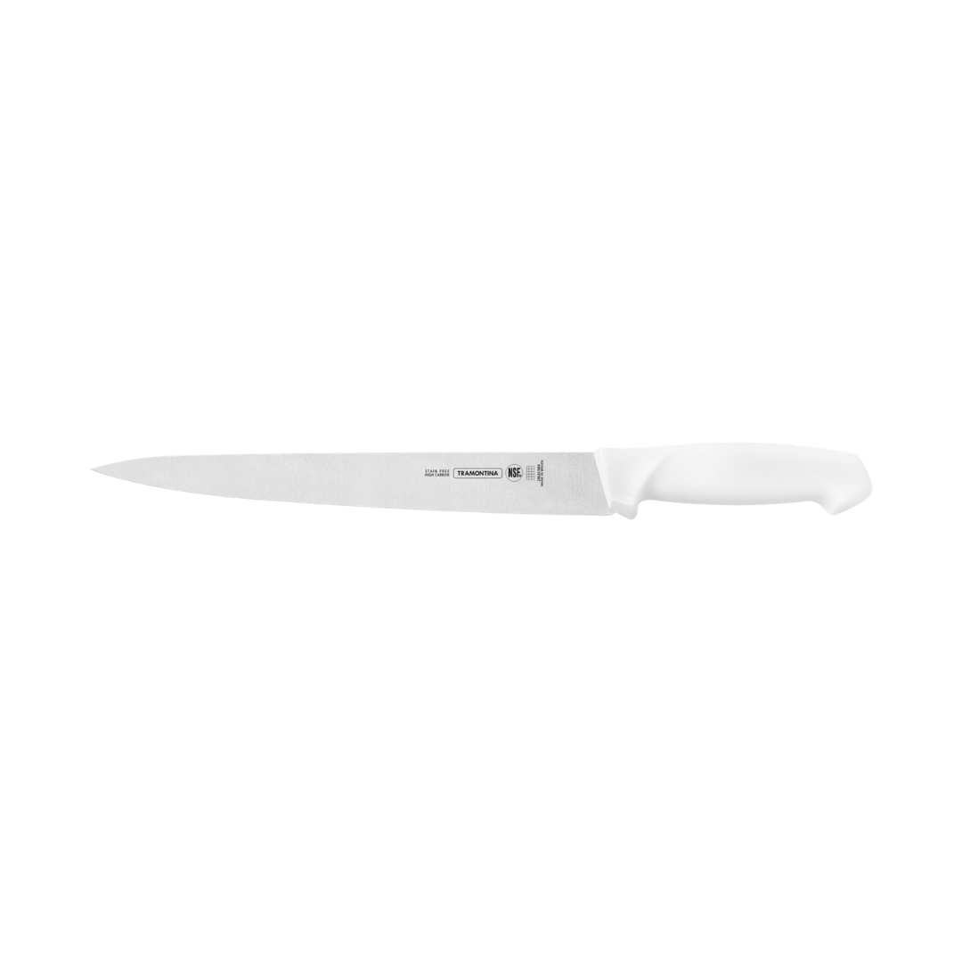 Cuchillo Cecinero 14" Blanco