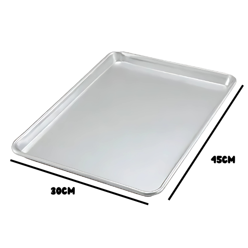 Charola Panadera de Aluminio 30X45