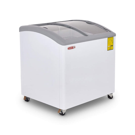 Congelador Horizontal Tapa De Cristal Curvo 8 Pies