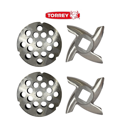 Set de 2 Cedazos #32 1/2" y 2 Navajas NI #32 Torrey