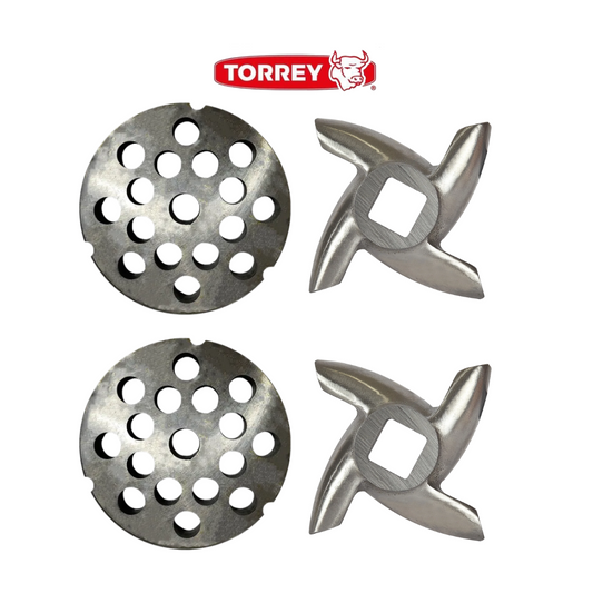 Set de 2 Cedazos #32 1/2" y 2 Navajas NI #32 Torrey
