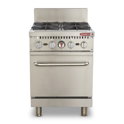 Estufa a gas 4 quemadores y horno EST-4QHG