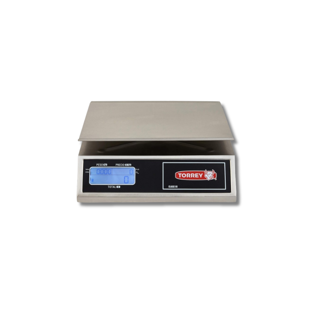 Báscula Comercial de Acero Inoxidable Grande MFQ40Kg