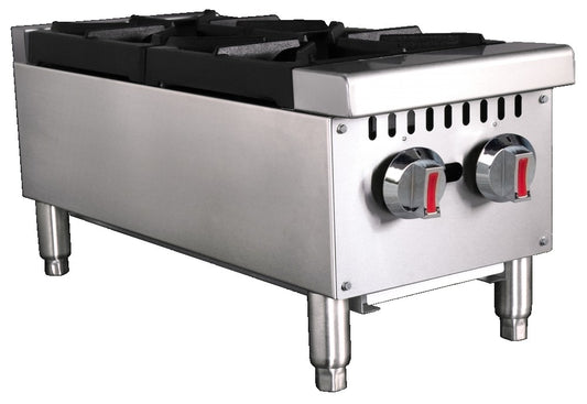 Parrilla a gas 2 quemadores PAT-2QG