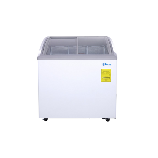 Congelador Horizontal Tapa De Cristal Curvo 8 Pies