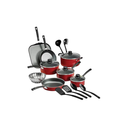 Batería de Cocina Primaware Color rojo 18 piezas Tramontina