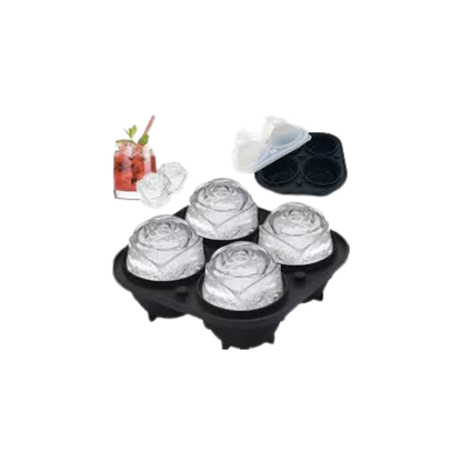 Molde Silicona Para Hielo Y Jabón En Forma De Rosa