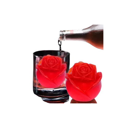 Molde Silicona Para Hielo Y Jabón En Forma De Rosa