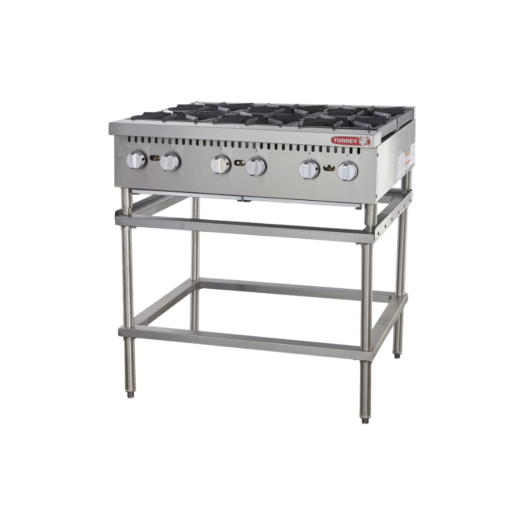 Parrilla a gas 6 quemadores PAT-6QG