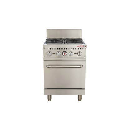 Estufa a gas 4 quemadores y horno EST-4QHG
