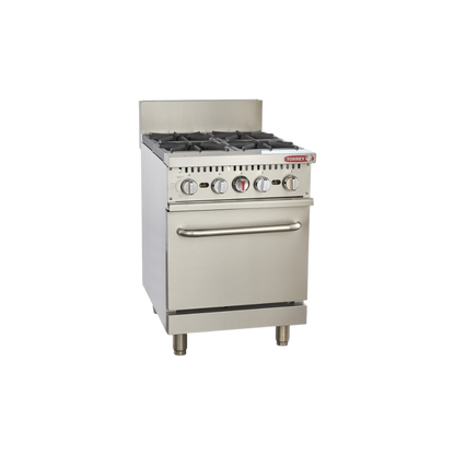 Estufa a gas 4 quemadores y horno EST-4QHG