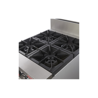 Estufa a gas 4 quemadores y horno EST-4QHG