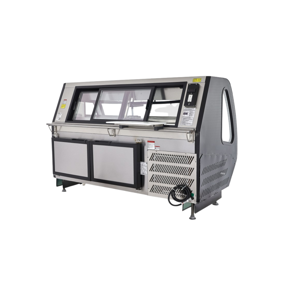 Vitrina Carnicera Negra  VCA200-N