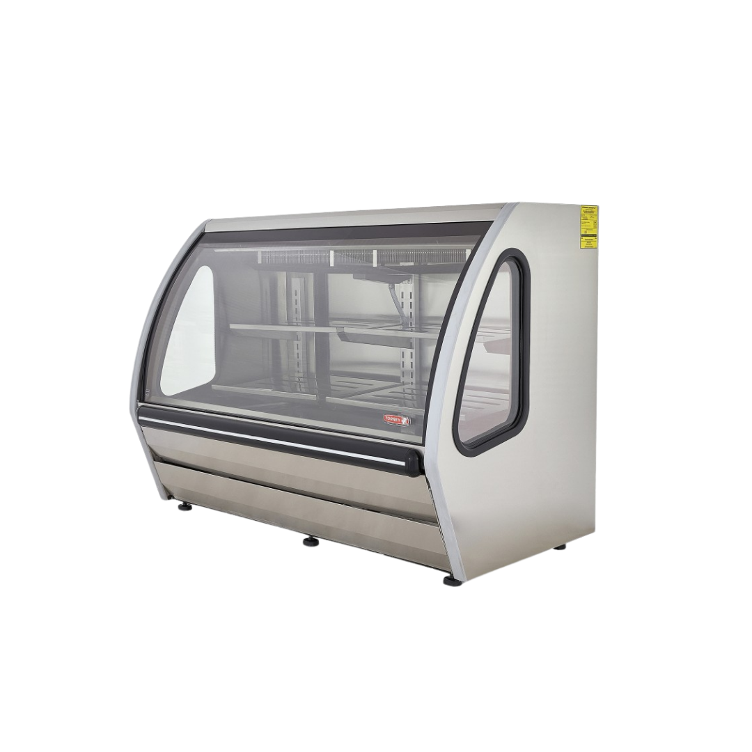 Vitrina Exhibidora Acero Inoxidable DRD5-AI R290