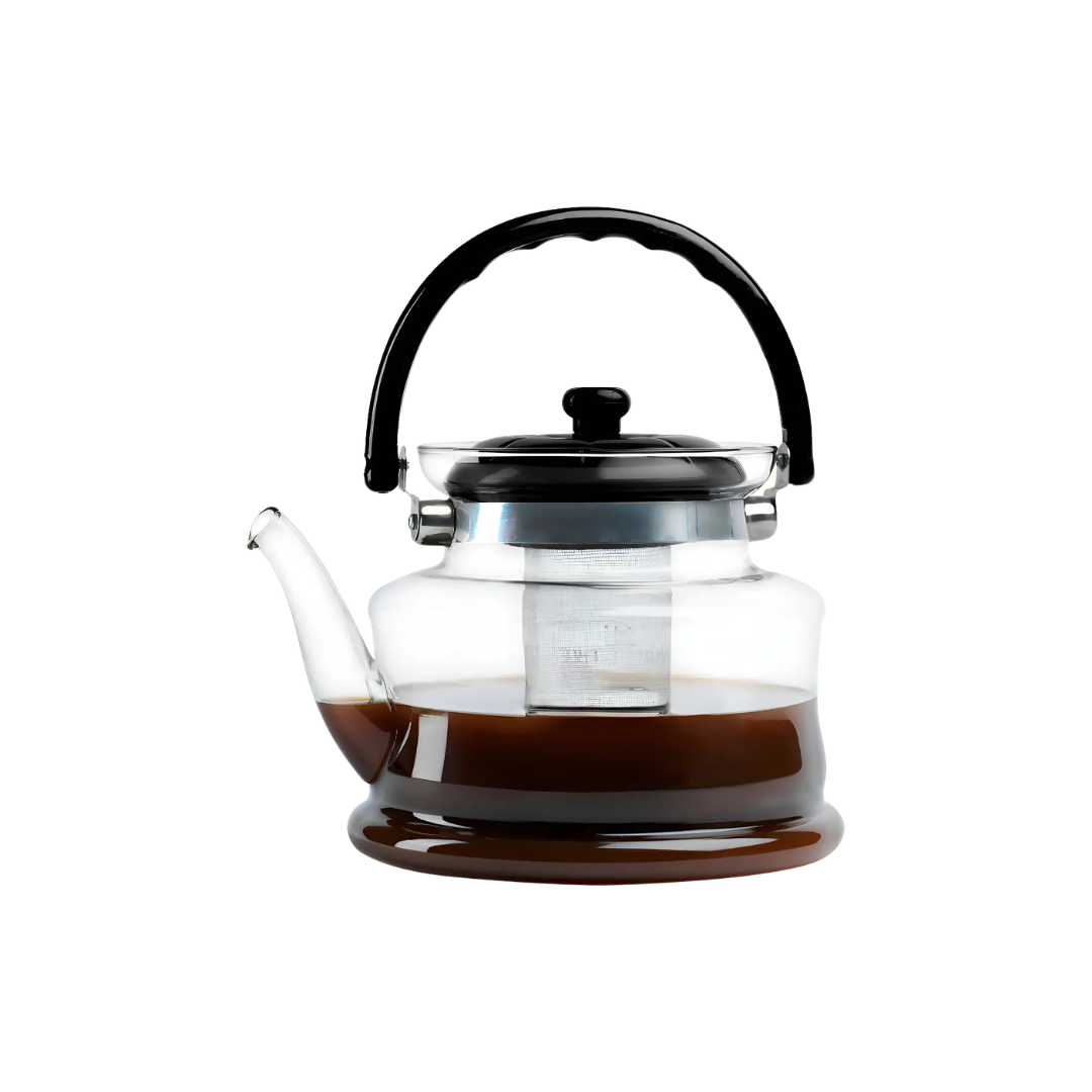 Tetera Vidrio Borosilicato 2.2L