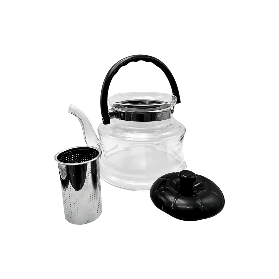Tetera Vidrio Borosilicato 2.2L