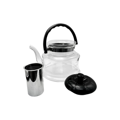 Tetera Vidrio Borosilicato 2.2L