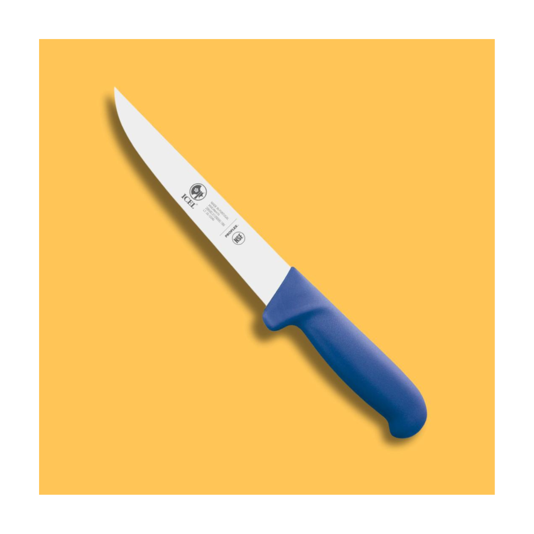 Cuchillo Recto 7” Mango Azul PROFLEX