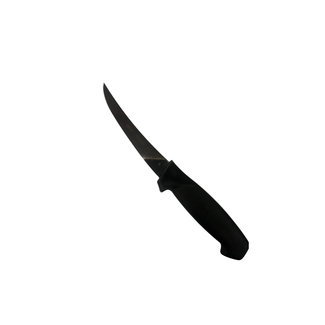 Cuchillo Deshuesar 5" Curvo Flexible Negro