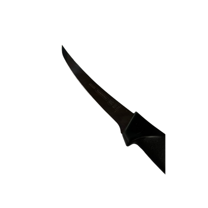 Cuchillo Deshuesar 6" Curvo Super Flexible Negro
