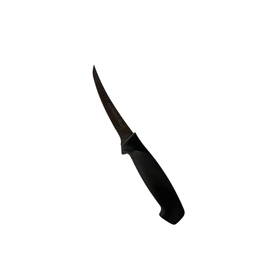 Cuchillo Deshuesar 6" Curvo Super Flexible Negro
