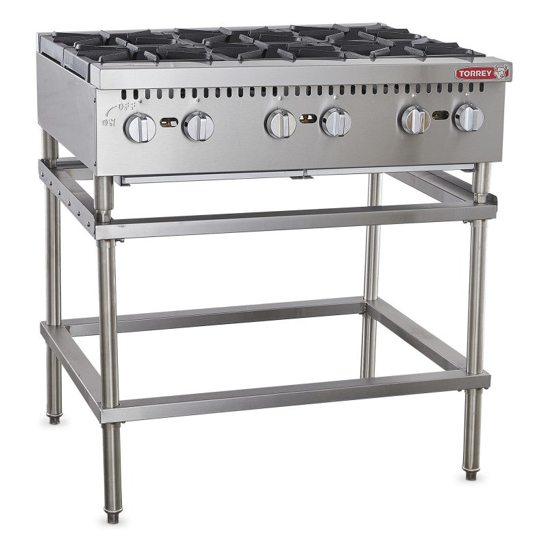 Parrilla a gas 6 quemadores PAT-6QG