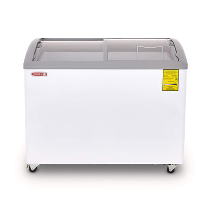 Congelador Horizontal Tapa De Cristal Curvo 11 Pies CHC-110CR