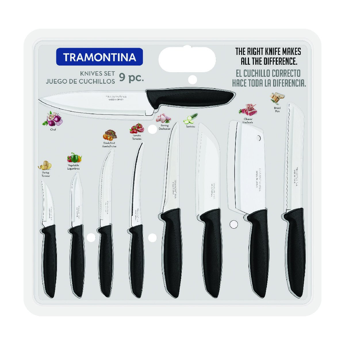 Juego de Cuchillos Tramontina 9pc