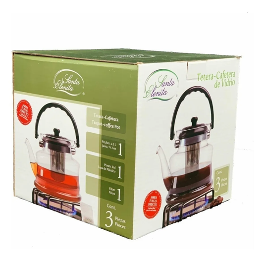 Jarra Tetera Cafetera de Vidrio